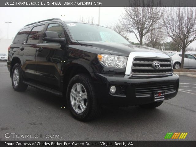 2012 Toyota Sequoia SR5 4WD in Black