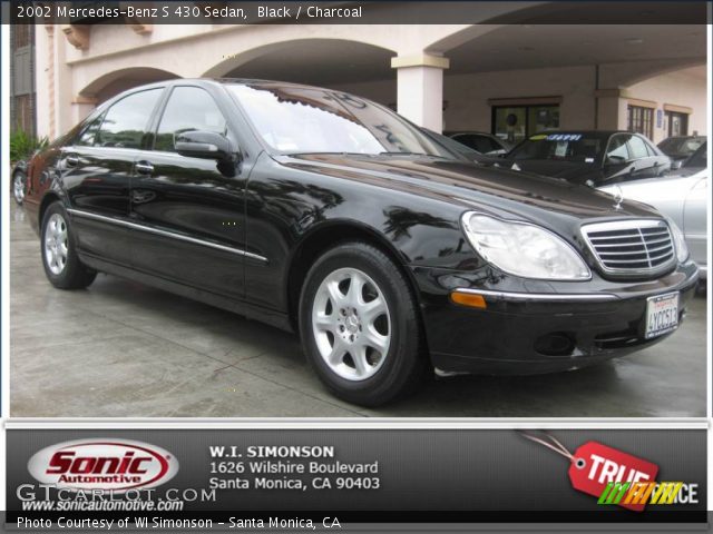 2002 Mercedes-Benz S 430 Sedan in Black