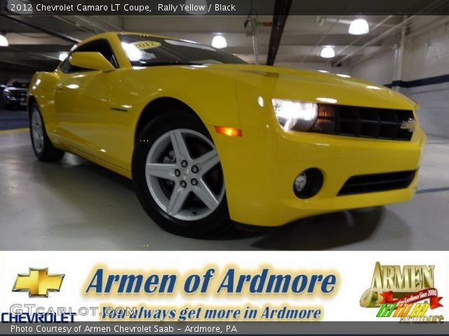 2012 Chevrolet Camaro LT Coupe in Rally Yellow