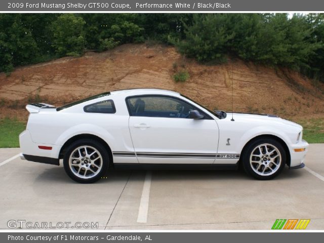 2009 Ford Mustang Shelby GT500 Coupe in Performance White