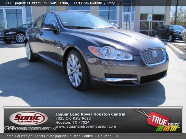 2010 Jaguar XF Premium Sport Sedan in Pearl Grey Metallic