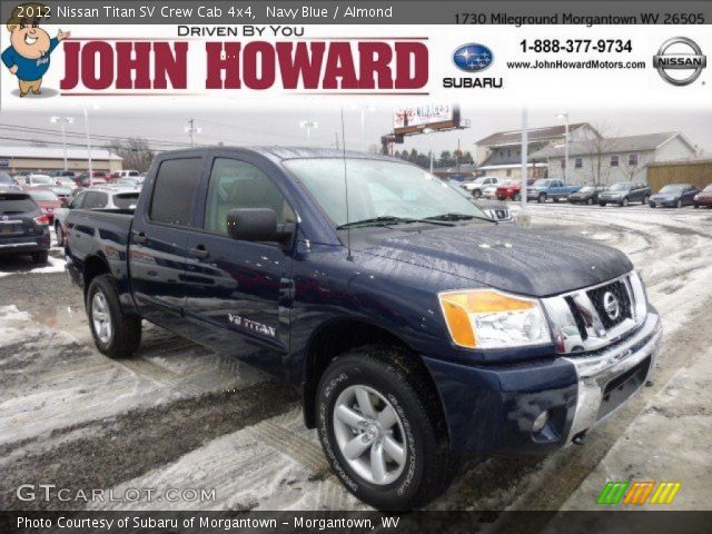 2012 Nissan Titan SV Crew Cab 4x4 in Navy Blue