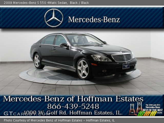 2009 Mercedes-Benz S 550 4Matic Sedan in Black