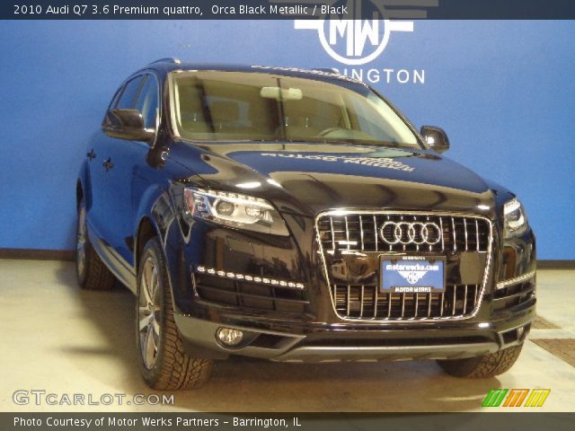 2010 Audi Q7 3.6 Premium quattro in Orca Black Metallic