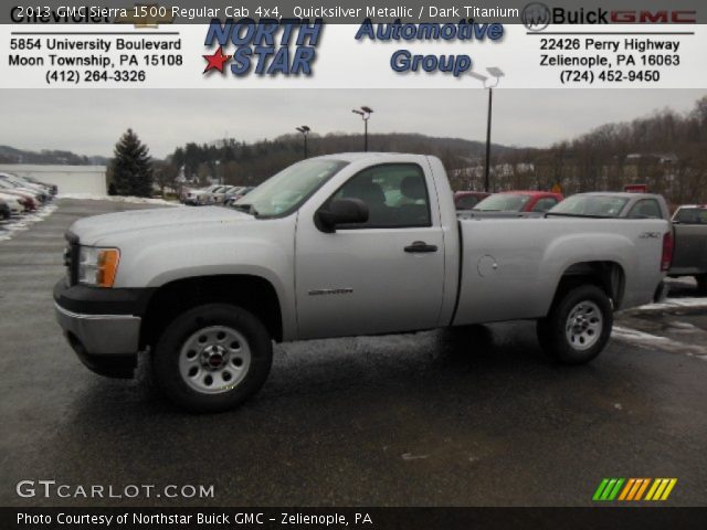 2013 GMC Sierra 1500 Regular Cab 4x4 in Quicksilver Metallic