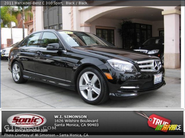 2011 Mercedes-Benz C 300 Sport in Black