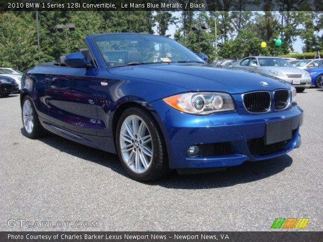 2010 BMW 1 Series 128i Convertible in Le Mans Blue Metallic