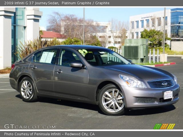 2009 Infiniti G 37 Journey Sedan in Platinum Graphite