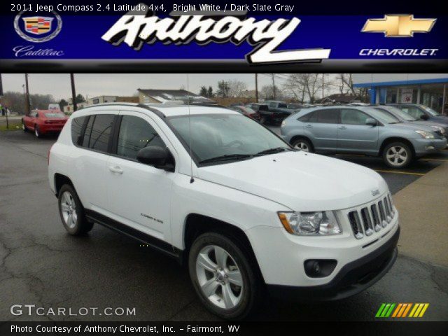2011 Jeep Compass 2.4 Latitude 4x4 in Bright White