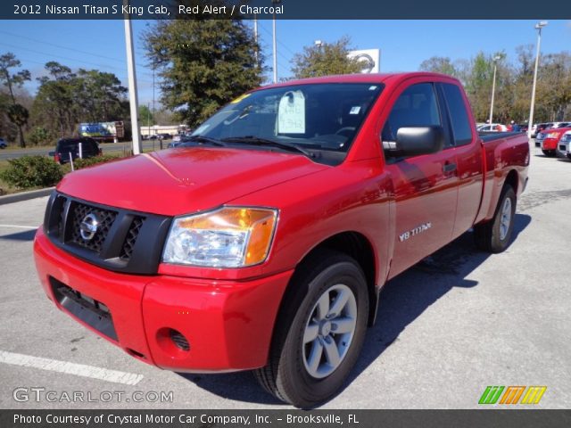 2012 Nissan Titan S King Cab in Red Alert