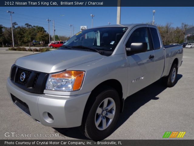 2012 Nissan Titan S King Cab in Brilliant Silver