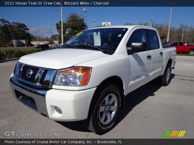 2012 Nissan Titan SV Crew Cab in Blizzard White