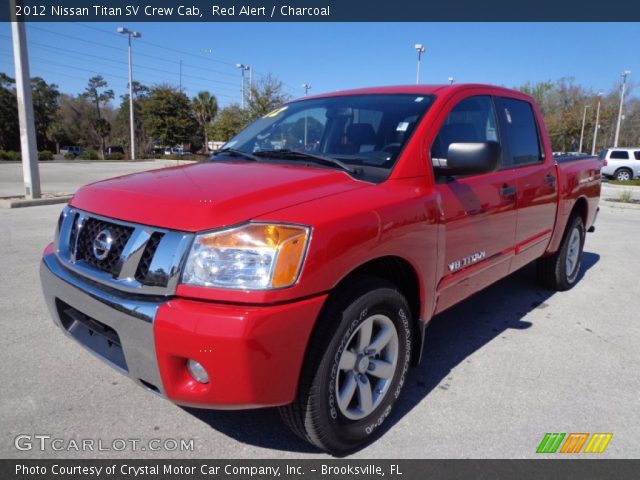 2012 Nissan Titan SV Crew Cab in Red Alert