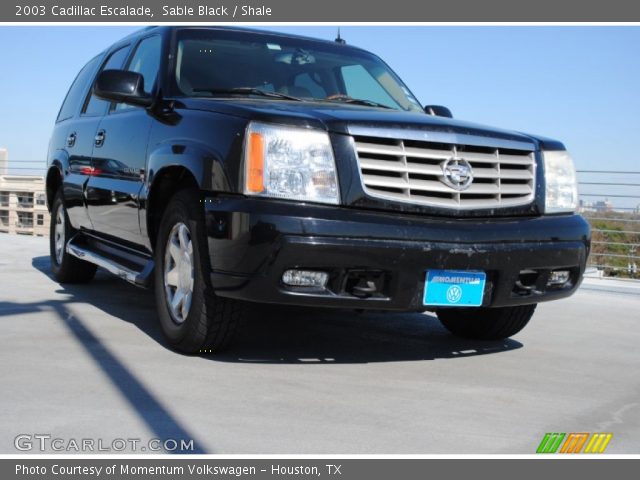 2003 Cadillac Escalade  in Sable Black