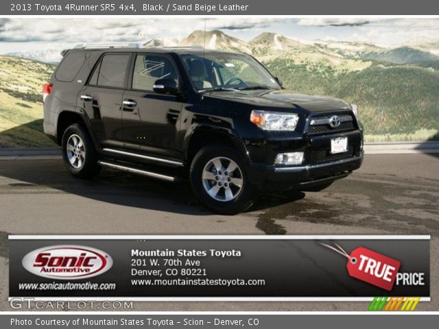 2013 Toyota 4Runner SR5 4x4 in Black