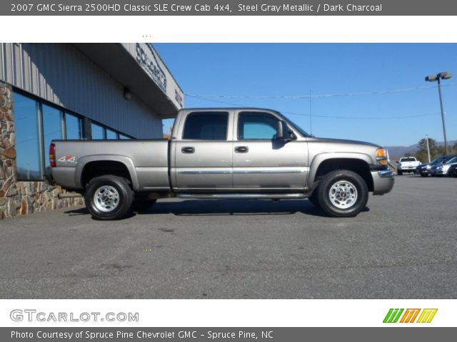 2007 GMC Sierra 2500HD Classic SLE Crew Cab 4x4 in Steel Gray Metallic