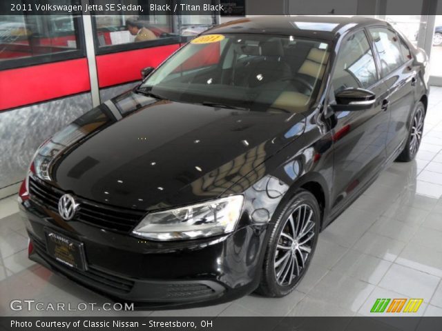 2011 Volkswagen Jetta SE Sedan in Black