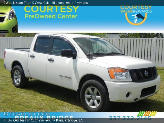 2011 Nissan Titan S Crew Cab in Blizzard White