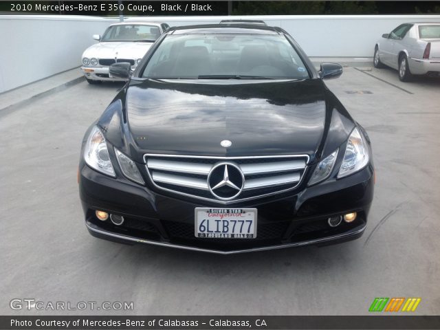2010 Mercedes-Benz E 350 Coupe in Black
