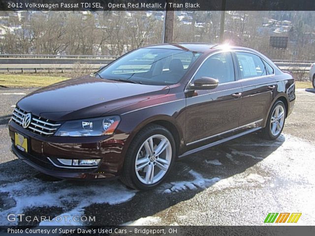 2012 Volkswagen Passat TDI SEL in Opera Red Metallic