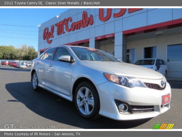 2012 Toyota Camry SE in Classic Silver Metallic