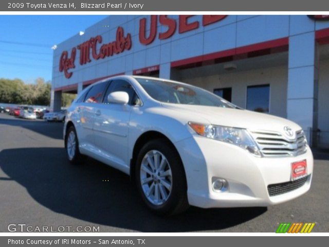 2009 Toyota Venza I4 in Blizzard Pearl