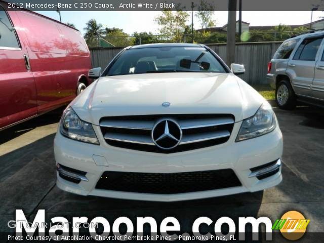 2012 Mercedes-Benz C 250 Coupe in Arctic White