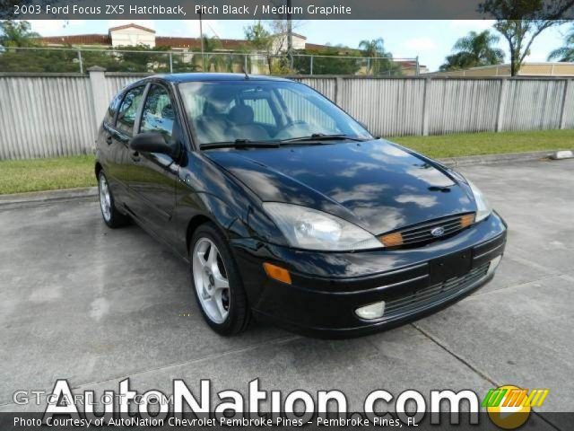 2003 Ford Focus ZX5 Hatchback in Pitch Black