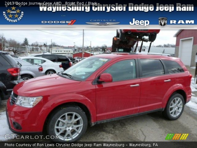 2013 Dodge Journey Crew AWD in Bright Red
