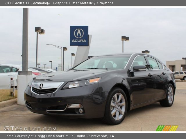 2013 Acura TL Technology in Graphite Luster Metallic