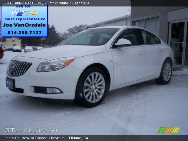 2011 Buick Regal CXL in Summit White