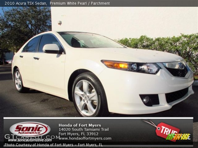 2010 Acura TSX Sedan in Premium White Pearl