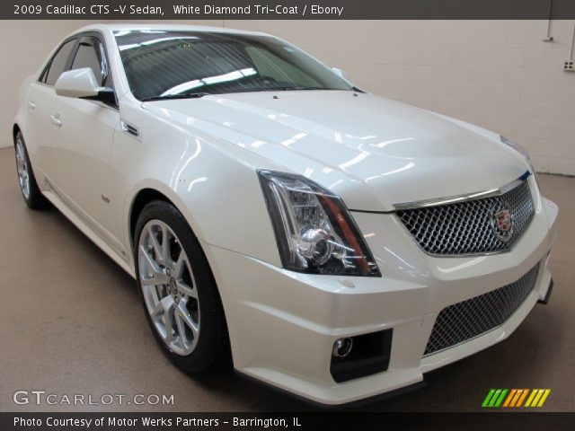 2009 Cadillac CTS -V Sedan in White Diamond Tri-Coat