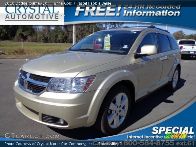 2010 Dodge Journey SXT in White Gold