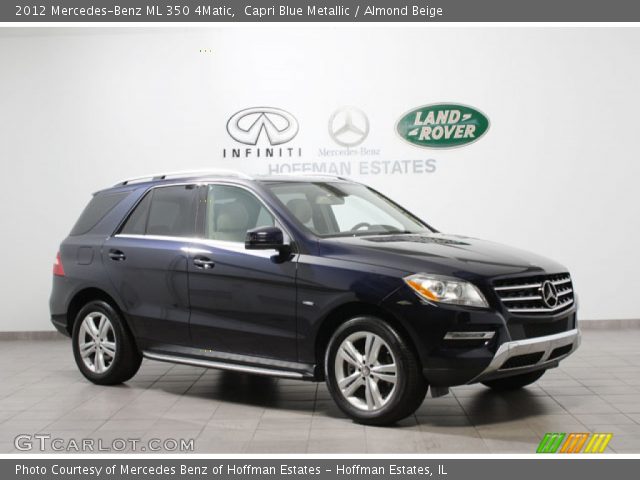 2012 Mercedes-Benz ML 350 4Matic in Capri Blue Metallic