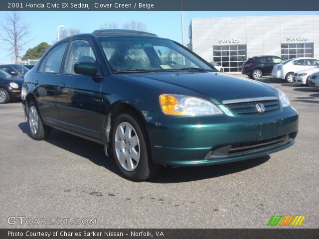 2001 Honda Civic EX Sedan in Clover Green