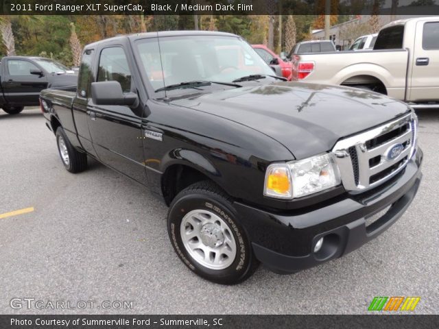 2011 Ford Ranger XLT SuperCab in Black