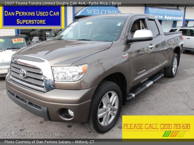 2007 Toyota Tundra Limited Double Cab 4x4 in Pyrite Mica