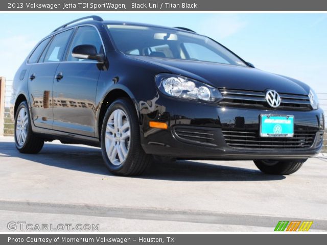 2013 Volkswagen Jetta TDI SportWagen in Black Uni