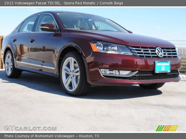 2013 Volkswagen Passat TDI SEL in Opera Red Metallic