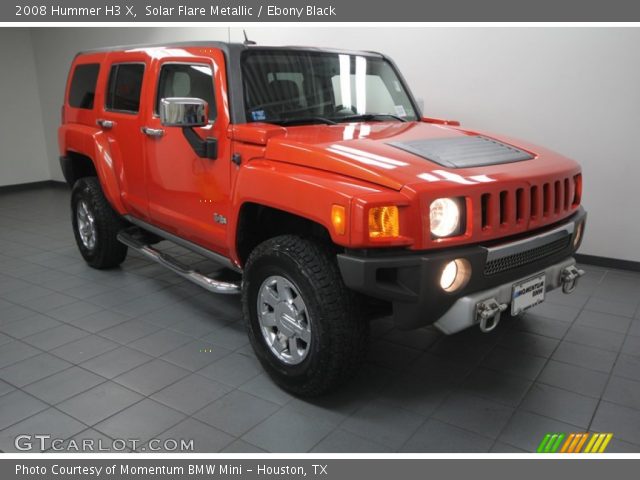 2008 Hummer H3 X in Solar Flare Metallic