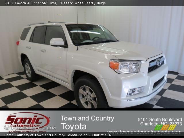 2013 Toyota 4Runner SR5 4x4 in Blizzard White Pearl