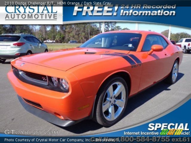 2010 Dodge Challenger R/T in HEMI Orange