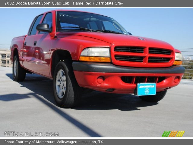 2002 Dodge Dakota Sport Quad Cab in Flame Red