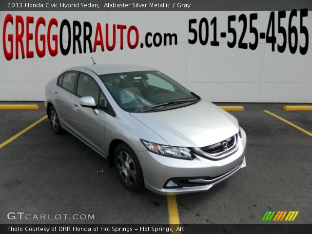 2013 Honda Civic Hybrid Sedan in Alabaster Silver Metallic