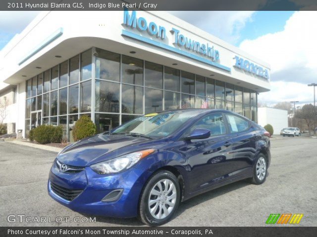 2011 Hyundai Elantra GLS in Indigo Blue Pearl