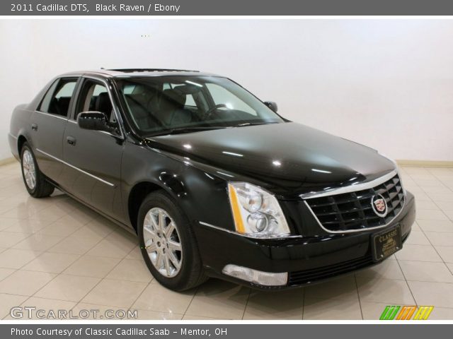 2011 Cadillac DTS  in Black Raven