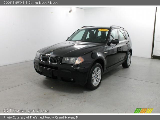 2006 BMW X3 3.0i in Jet Black