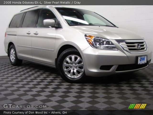 2008 Honda Odyssey EX-L in Silver Pearl Metallic