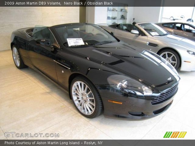 2009 Aston Martin DB9 Volante in Nero Black